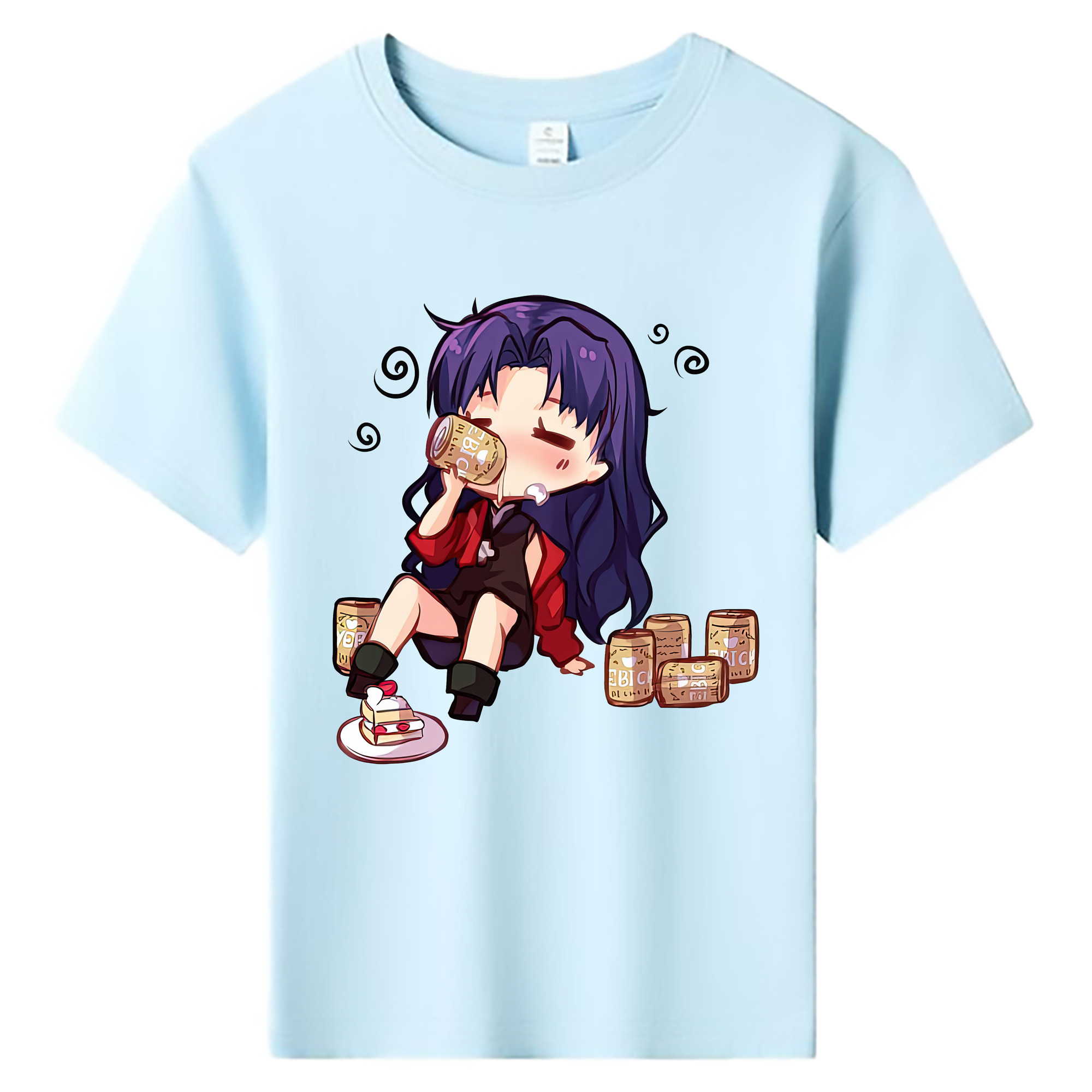 （画像用） EVA 新世紀エヴァンゲリオン 綿100％キッズTシャツ（フロントプリント）